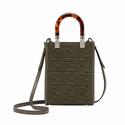 Mini Sunshine Shopper Bag FF Fabric Green IDR 4,700,000